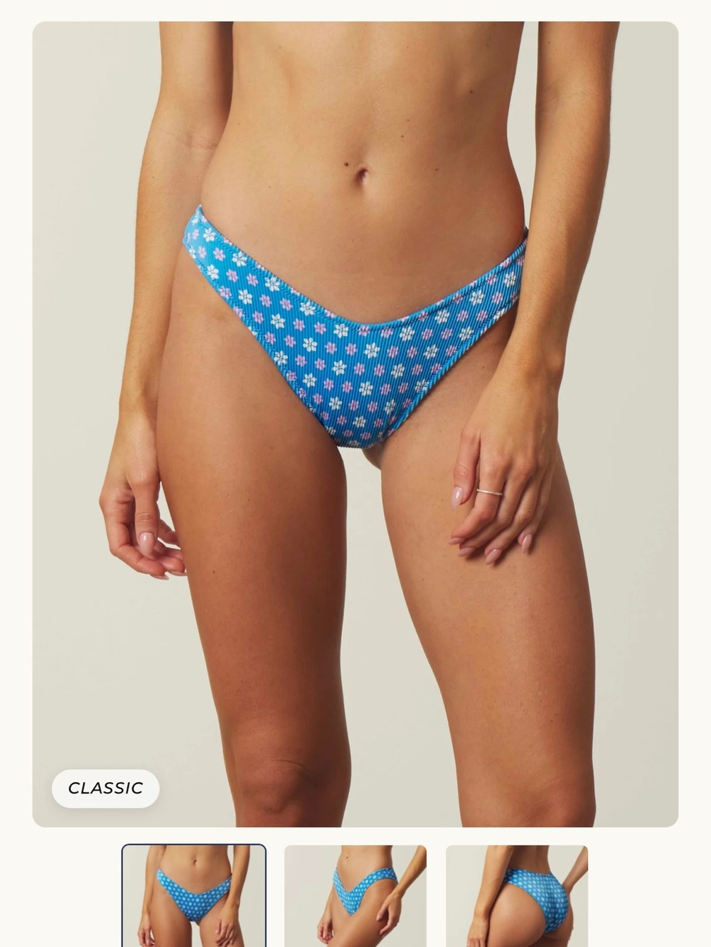 Honey Swim Oasis Ribbed | Classic Bottom